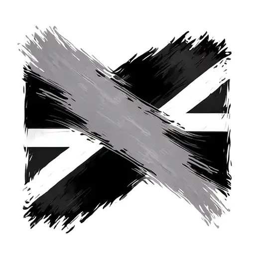 Half England And Half Barbados Flag Morphing