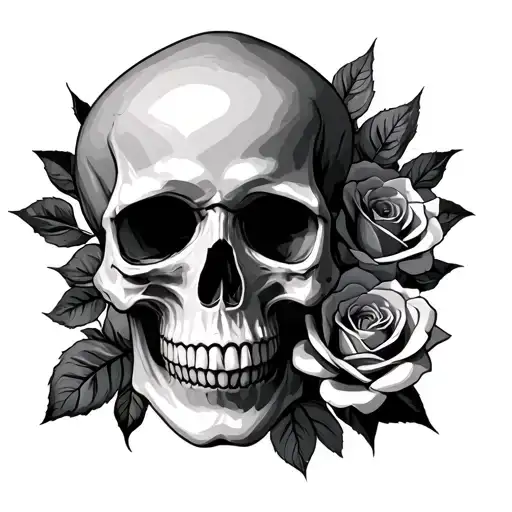 Skull And Roses