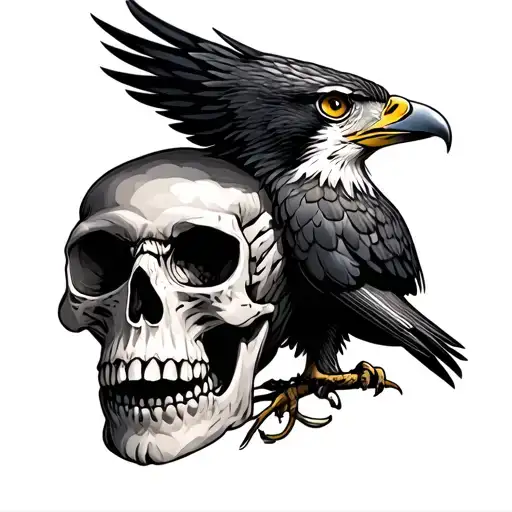 Falcon And Skull