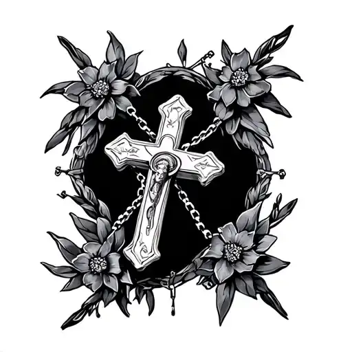 Rosary Cross