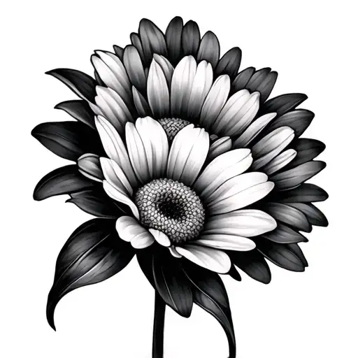 Chrysanthemum Gladiola And Daisy