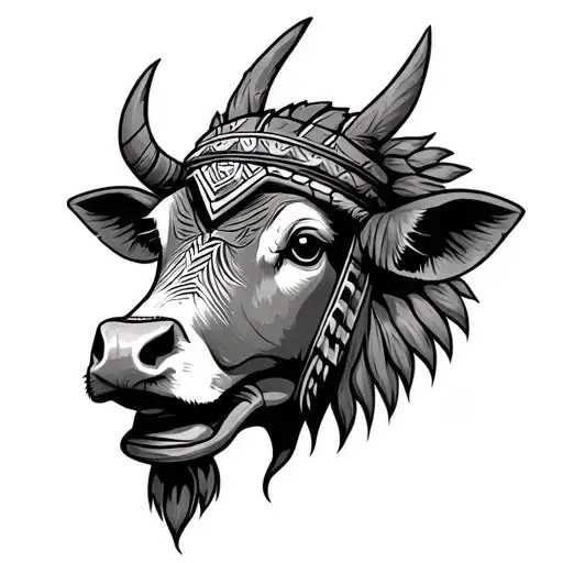 Aztec Calf Eat With The Old Rock Look