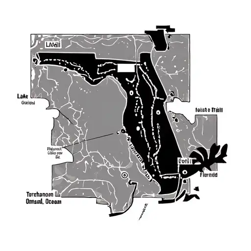 Ultramarathon Lake To Ocean Trail Route Map Florida