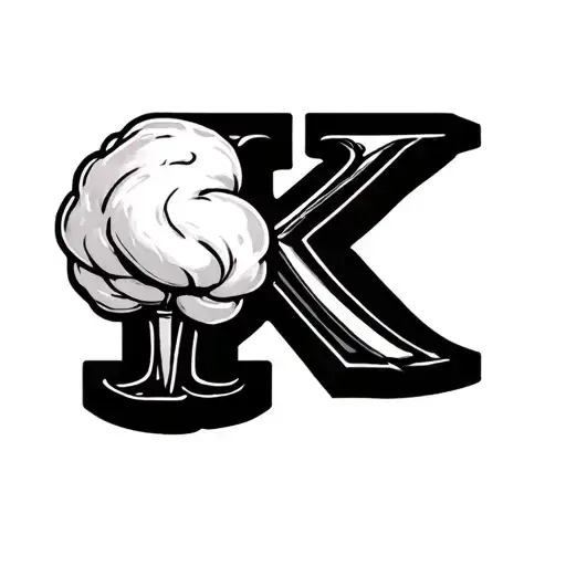 Cotton Candy Linked With The Letter K