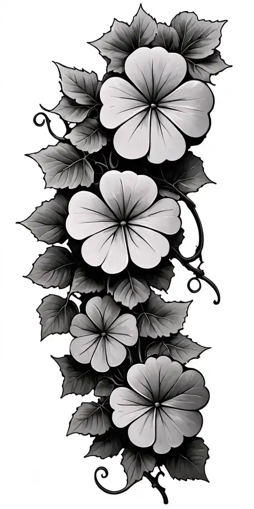 Three Leaf Clover Ivy Vines