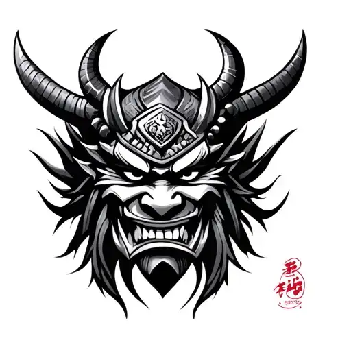 Samurai Oni Mask