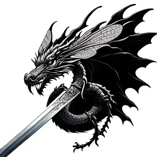 Sword And Dragon Fly