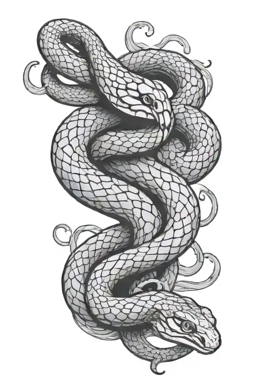 Snake Wrapped