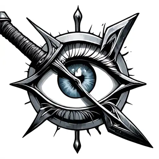 A Sword With An Eye In The Middle