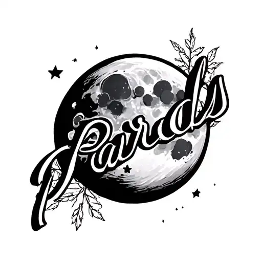 Name Pardis With Moon