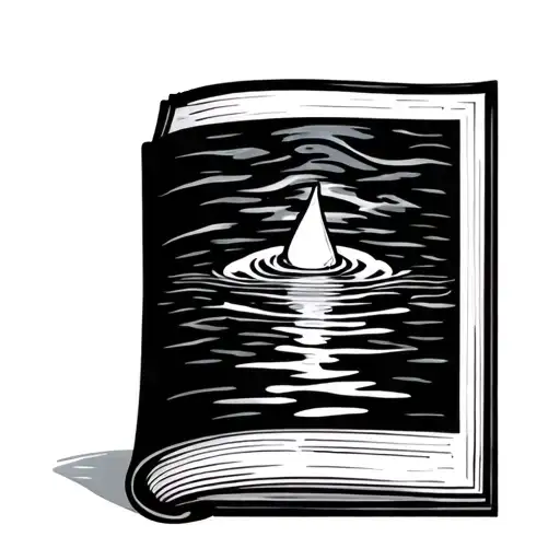 Book With Water Ripple