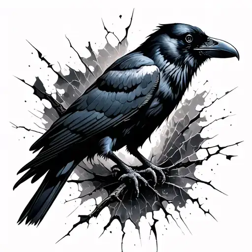 Broken Alone Confused Raven Surrounded