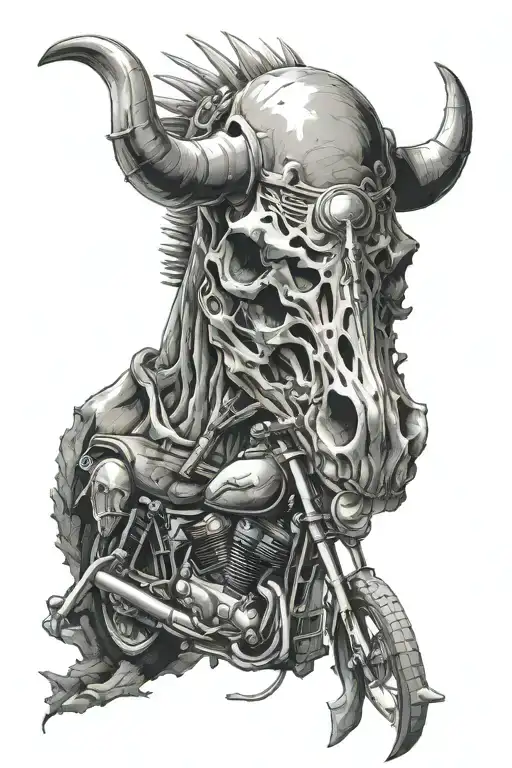 Mountains Bullhead Skeletons Barbell Speacial Operator Bike Horse