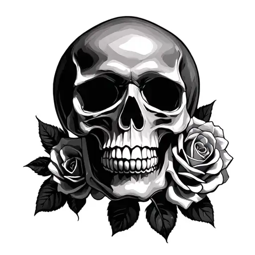 Skull And Roses