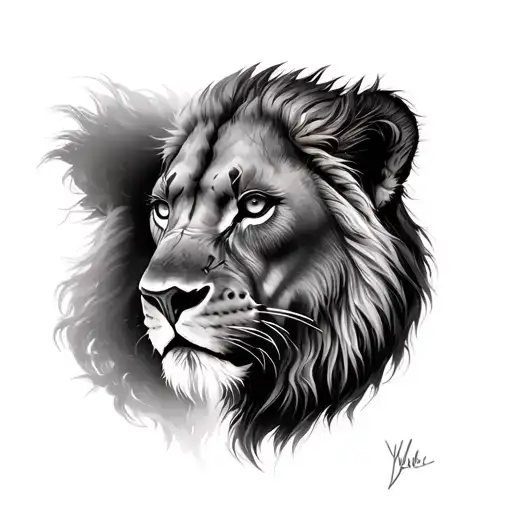 Hit Lioness Half Face Ruman