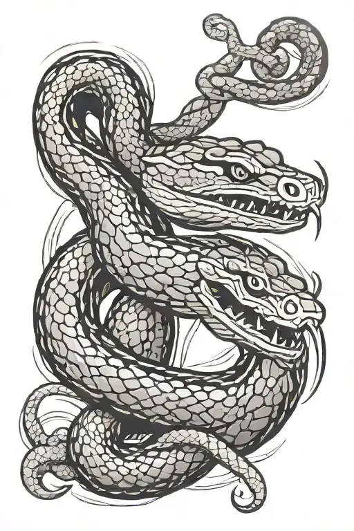 Japanese Snake Wrapped Loosely