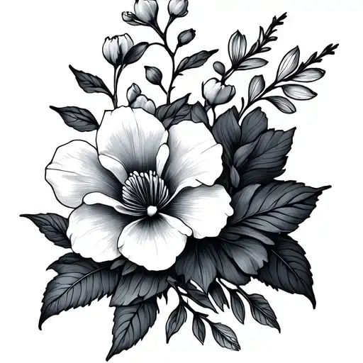 Birth Flowers Intertwined