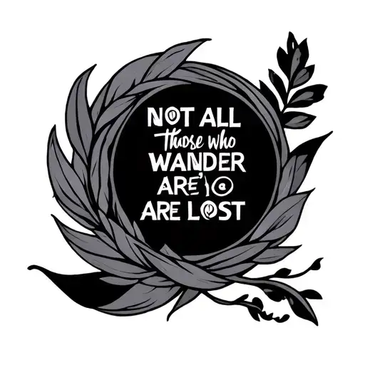 Not All Those Who Wander Are Lost