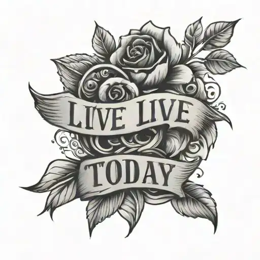 Write 'Live Today'