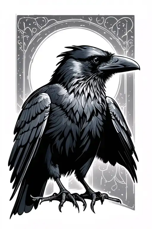 Raven Standing