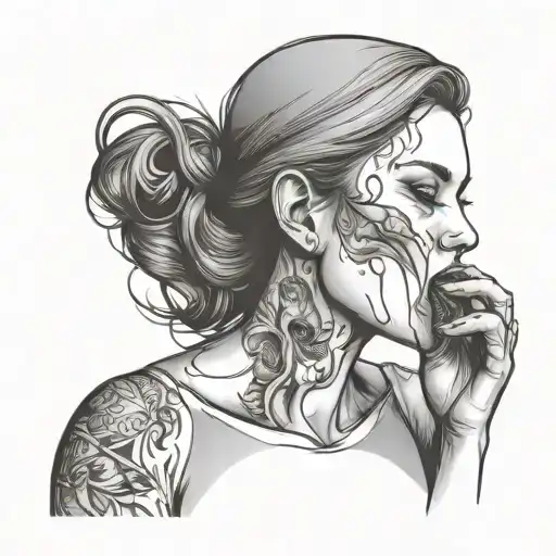 Woman Eating Flesh