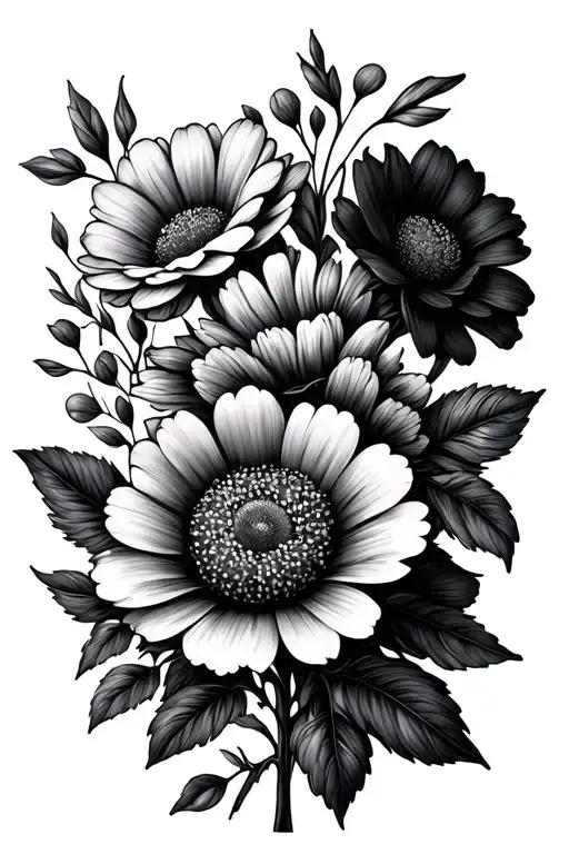 Birth Month Flower Bouquet February March April June June July September