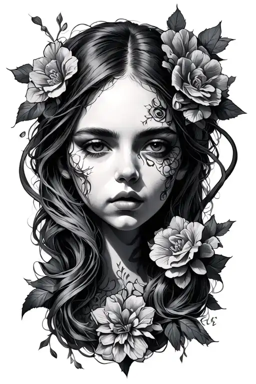 Gutair Strings Attached To Skin