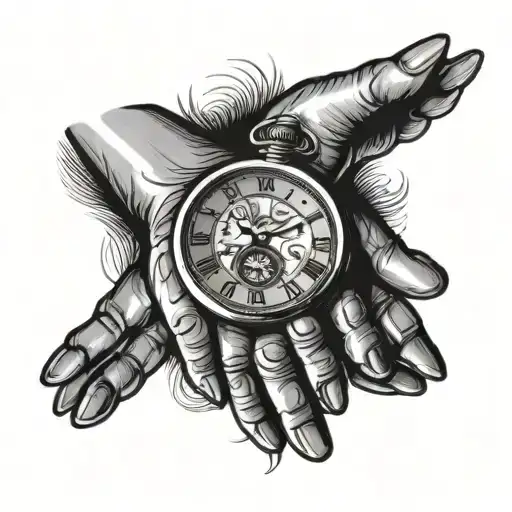 Open Hands With Watch