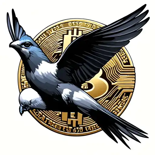 Bitcoin With A Swallow