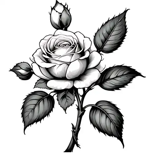 Cotton Plant Intertwined Rose Intertwined