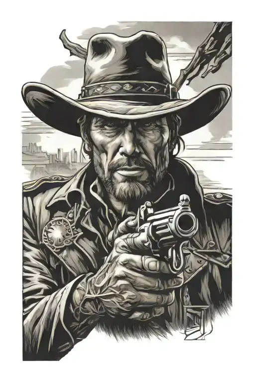 Western Outlaw Gunslinger