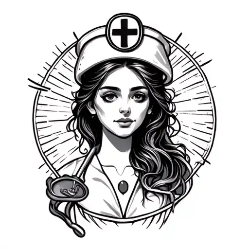 Nurse Symbolizing Healing