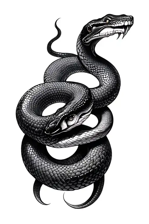 Snake Around Forearm