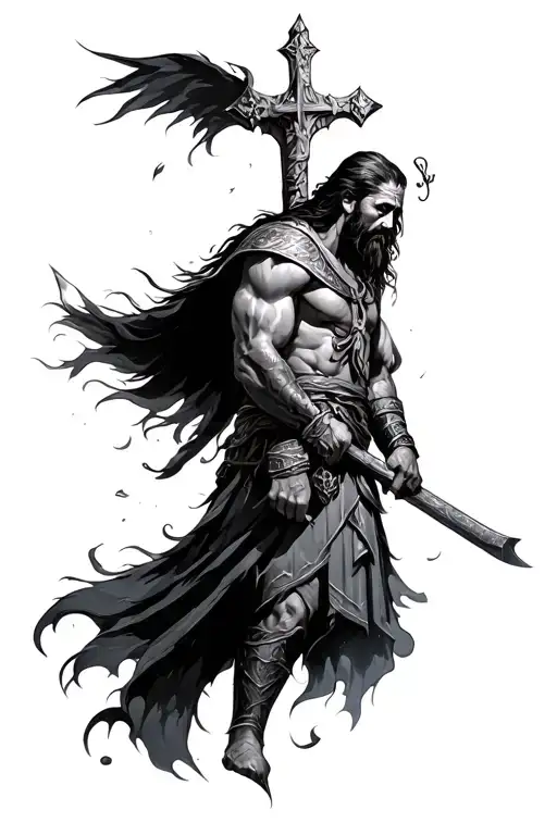 Christian Tattoo Warrior