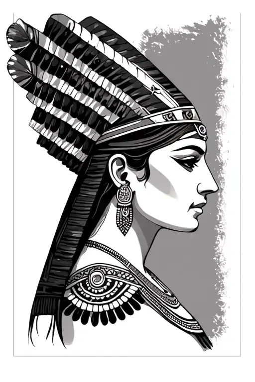 Cleopatra Side Profile