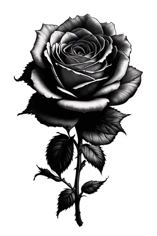 Cotton Flower Intertwined Rose