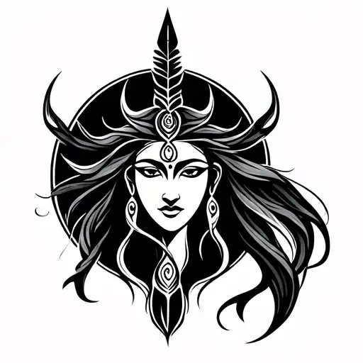 Shiv And Shakti Minimalist