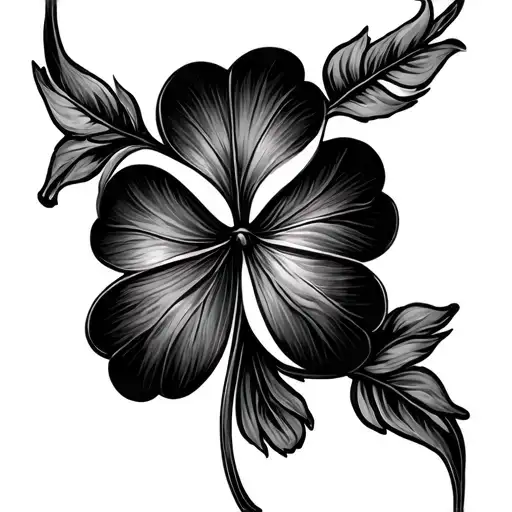 Four Leaf Clover Tattoo Inspired