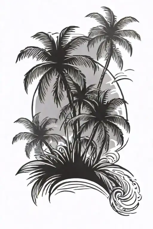 Palm Tree Surrounded
