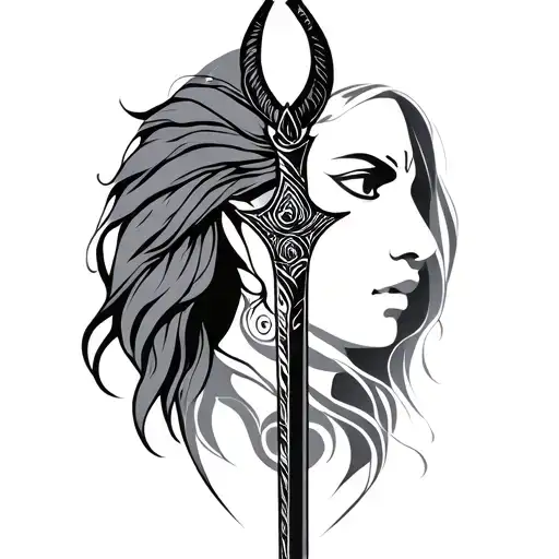 Shiv And Shakti Minimalist