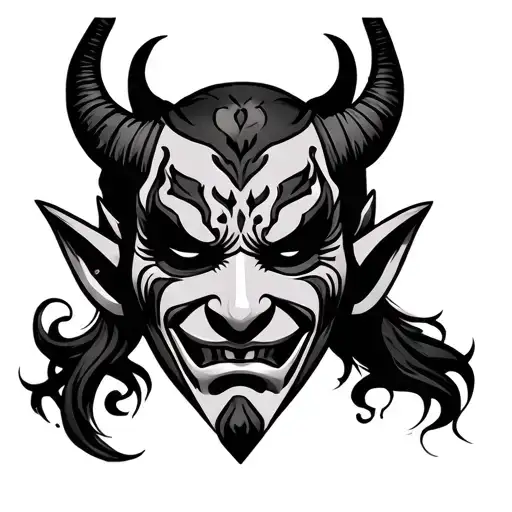 Jinx And Oni Mask