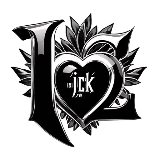 Chrome Heart Logo With The Letter Ijcjkcyjn