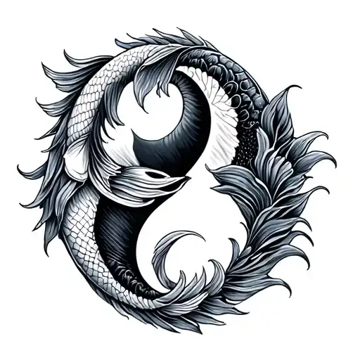 S And Heart Or Fish Yin Yang