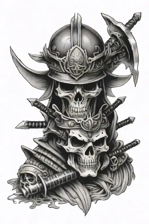 Samurai Skull