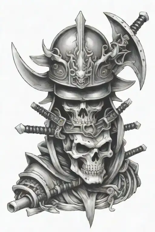 Samurai Skull
