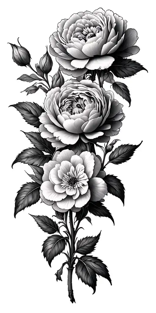 Peonies And Honeycomb Sleeve