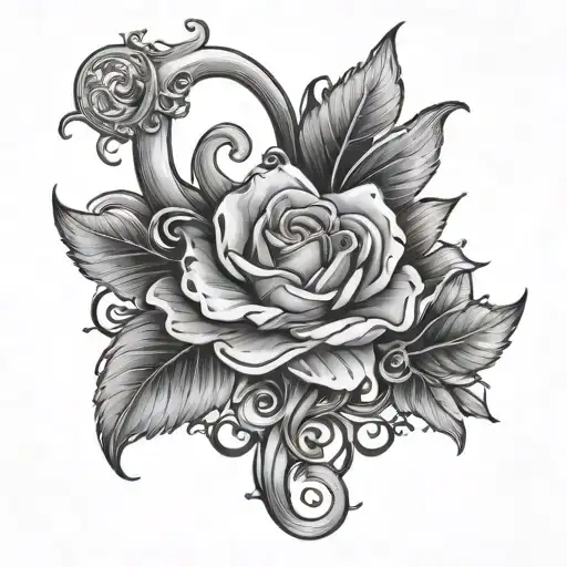 Breast Cancer Tattoo Design