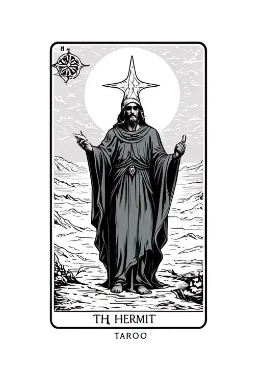 The Hermit Tarot Card