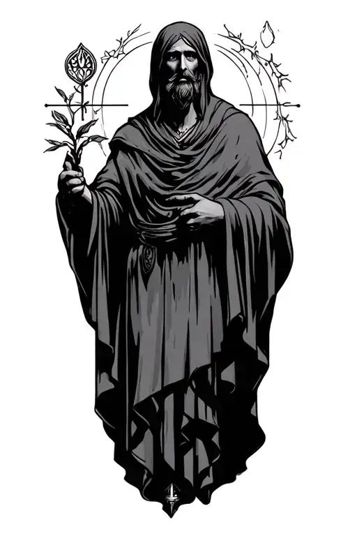 The Hermit Tarot Card