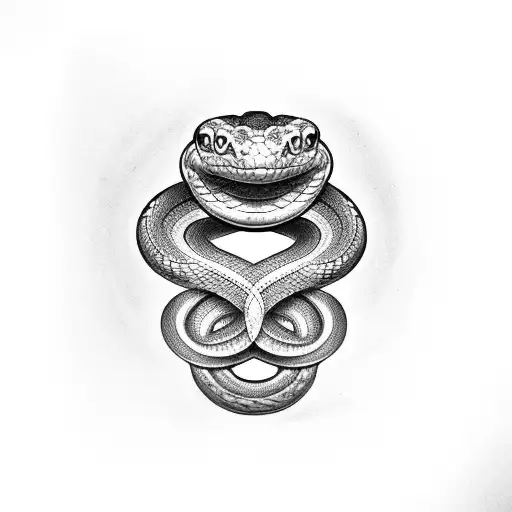 Snake Wrapped Around Arm